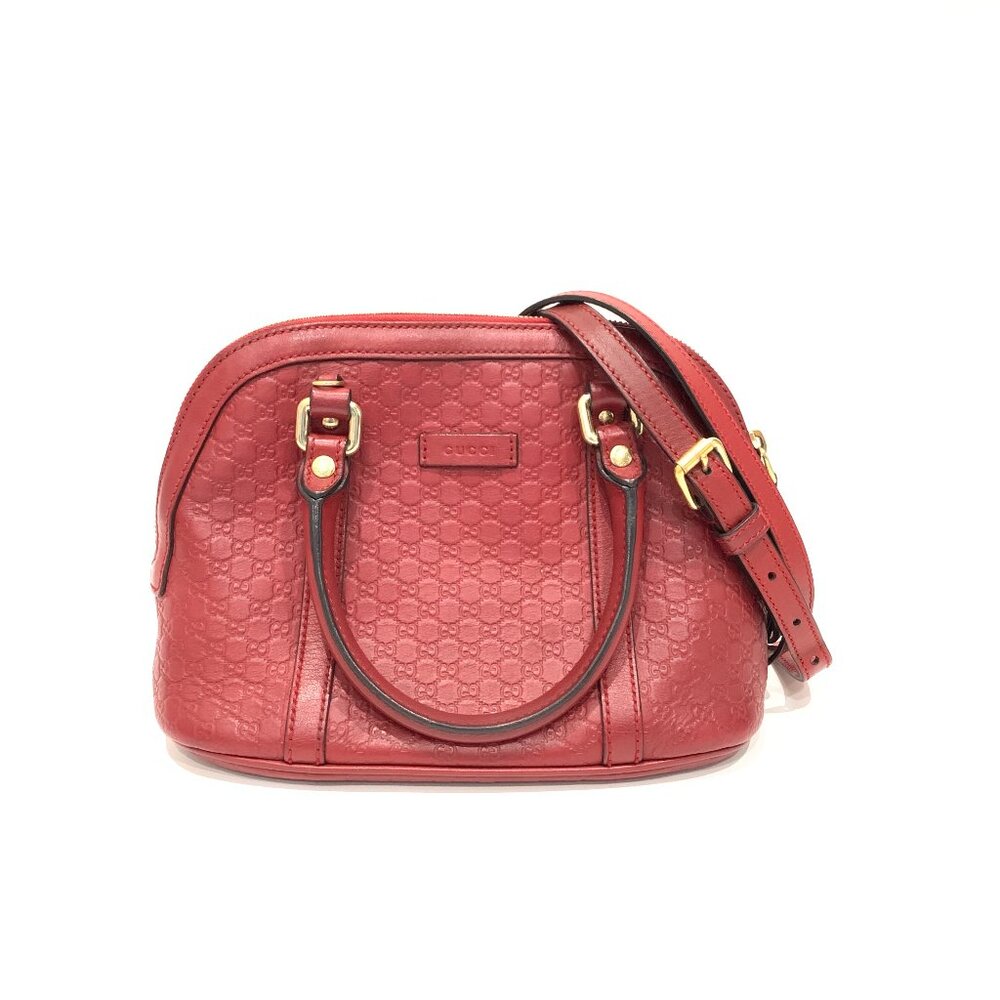 Gucci Red Dome Crossbody Bag Sku#85969 (gently used)